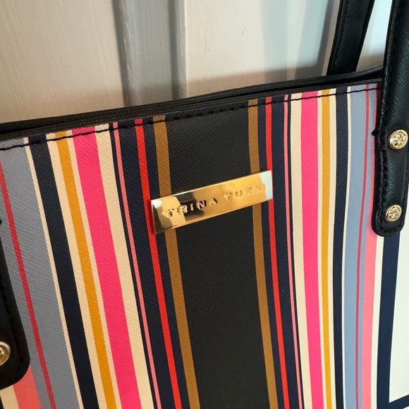 Trina Turk Colorful Striped Bag - Picture 13 of 16